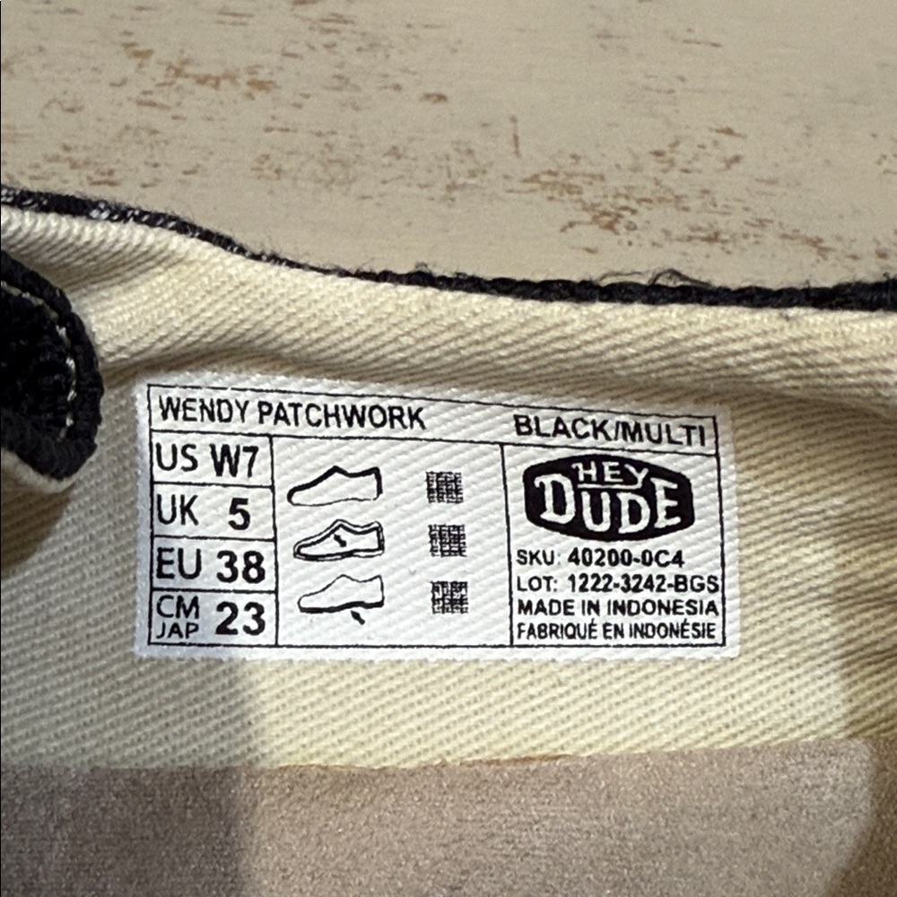 Hey Dude Wendy Patchwork Shoes - image 7